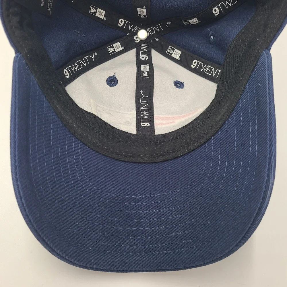 Youth New England Patriots Hat Strapback New Era 9Twenty Blue Red NFL Football